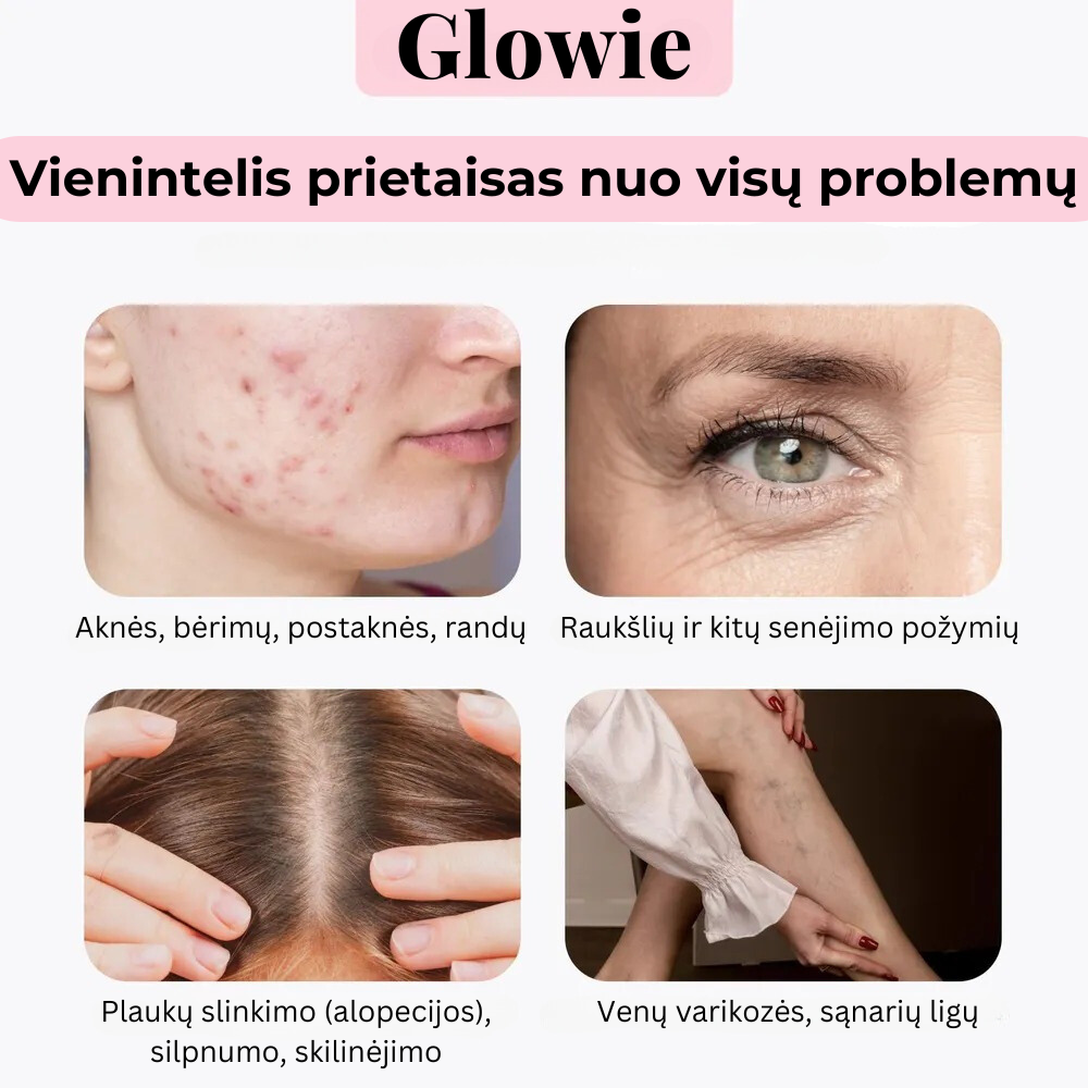 Glowie™ aukšto dažnio srovių aparatas